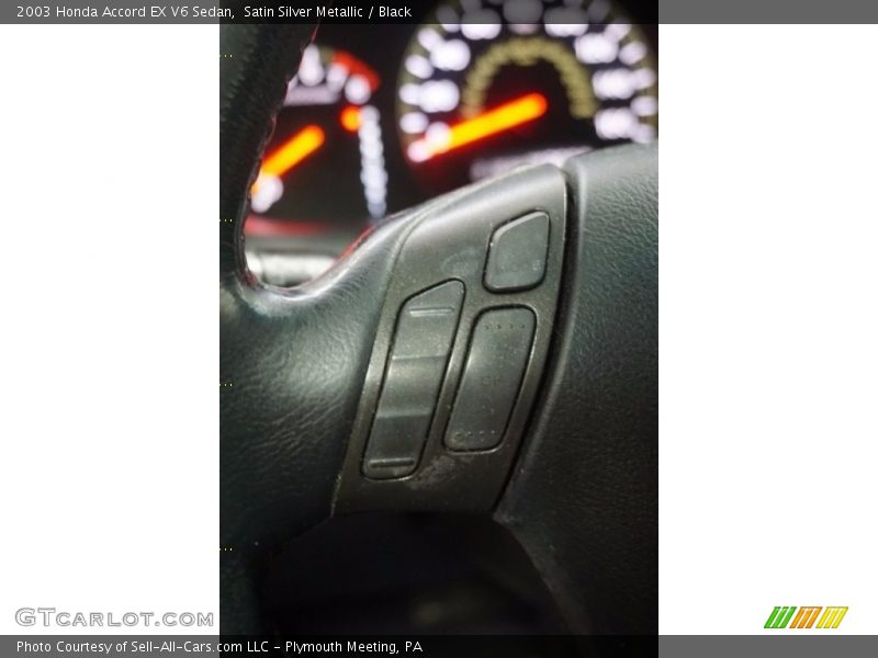 Satin Silver Metallic / Black 2003 Honda Accord EX V6 Sedan