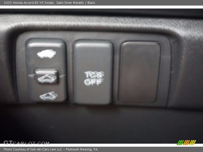 Satin Silver Metallic / Black 2003 Honda Accord EX V6 Sedan