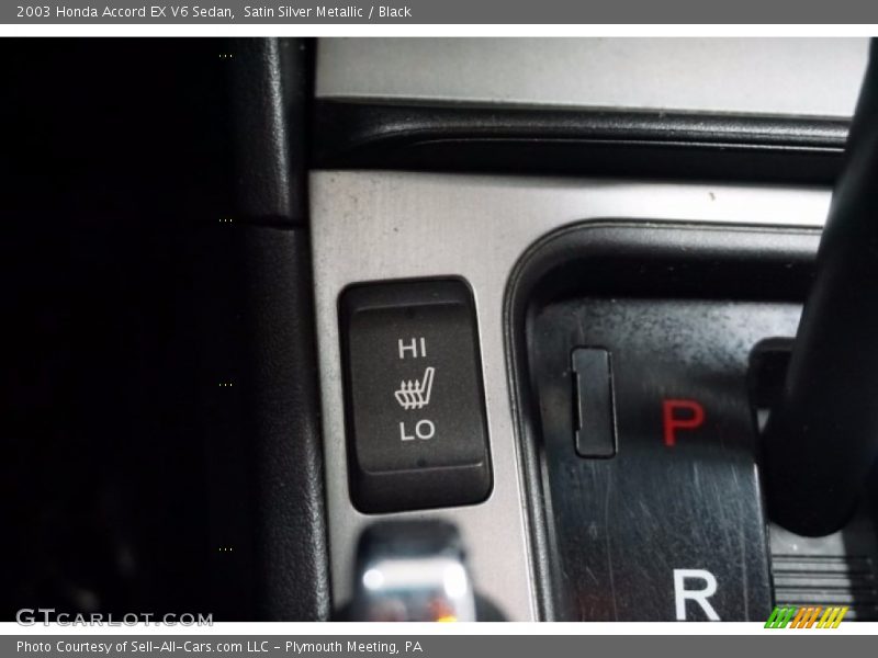 Satin Silver Metallic / Black 2003 Honda Accord EX V6 Sedan