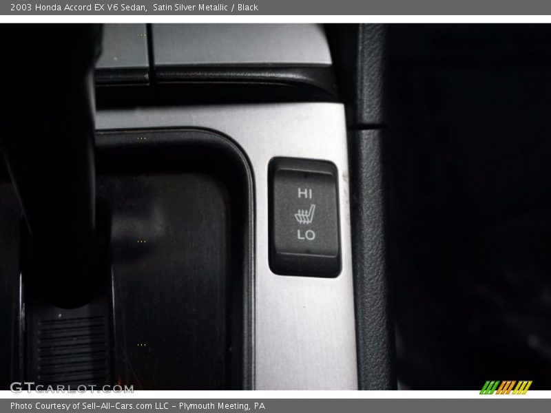 Satin Silver Metallic / Black 2003 Honda Accord EX V6 Sedan