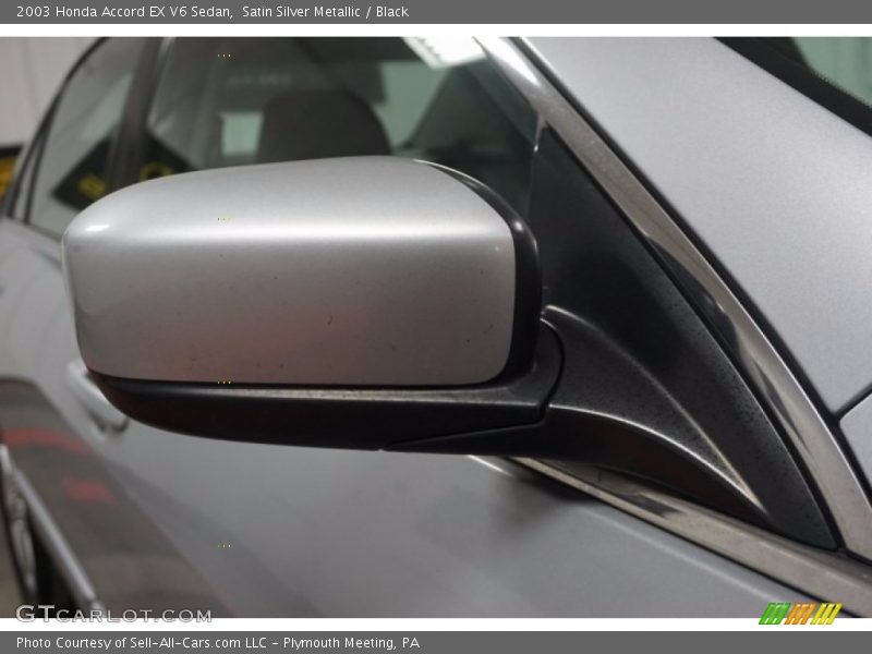 Satin Silver Metallic / Black 2003 Honda Accord EX V6 Sedan