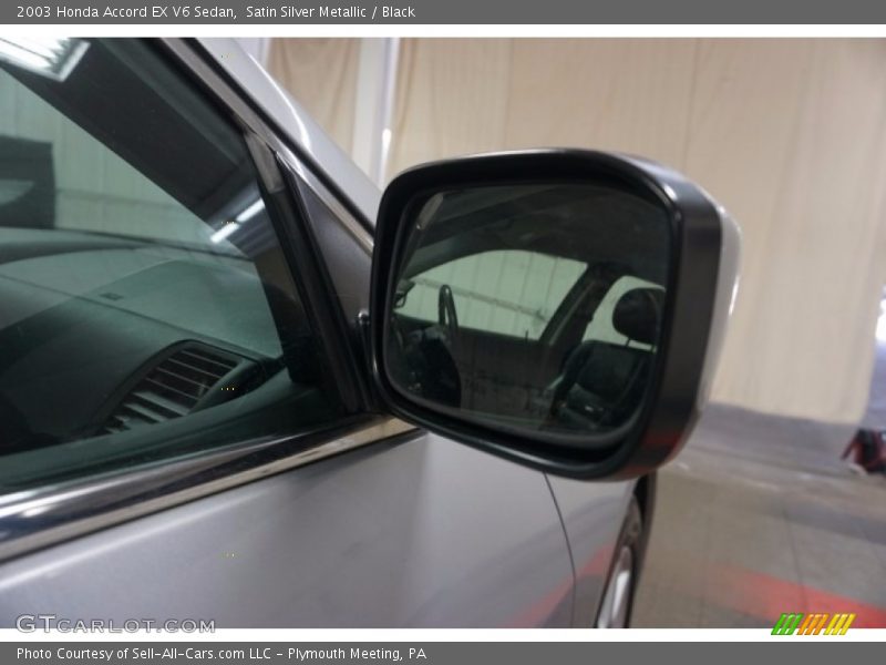 Satin Silver Metallic / Black 2003 Honda Accord EX V6 Sedan
