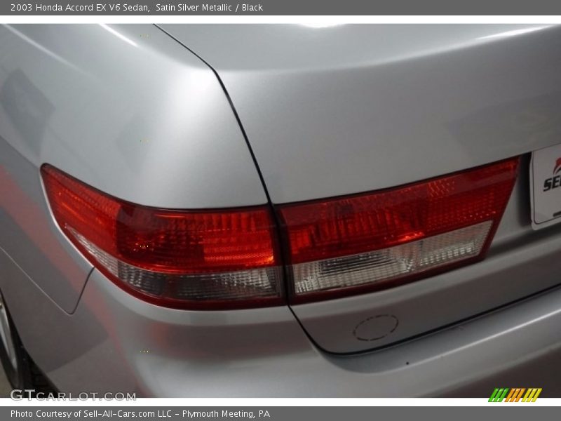 Satin Silver Metallic / Black 2003 Honda Accord EX V6 Sedan