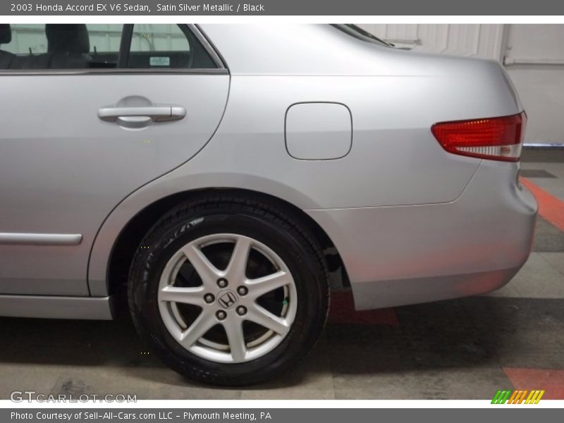 Satin Silver Metallic / Black 2003 Honda Accord EX V6 Sedan
