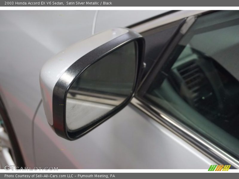 Satin Silver Metallic / Black 2003 Honda Accord EX V6 Sedan
