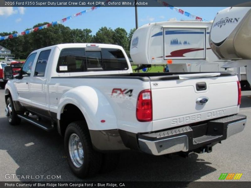 Oxford White / Adobe 2016 Ford F350 Super Duty Lariat Crew Cab 4x4 DRW