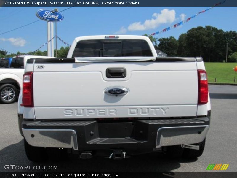 Oxford White / Adobe 2016 Ford F350 Super Duty Lariat Crew Cab 4x4 DRW