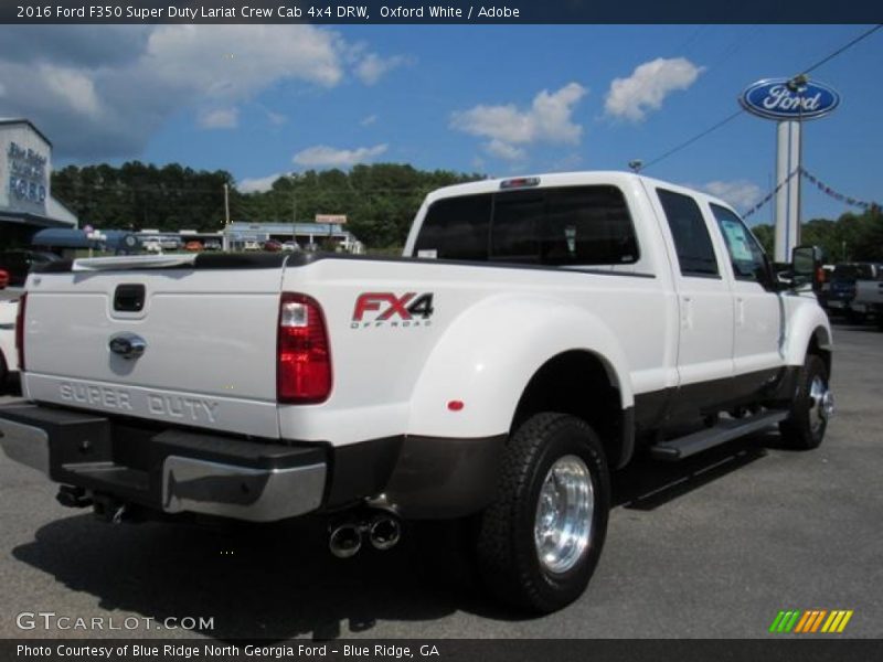 Oxford White / Adobe 2016 Ford F350 Super Duty Lariat Crew Cab 4x4 DRW