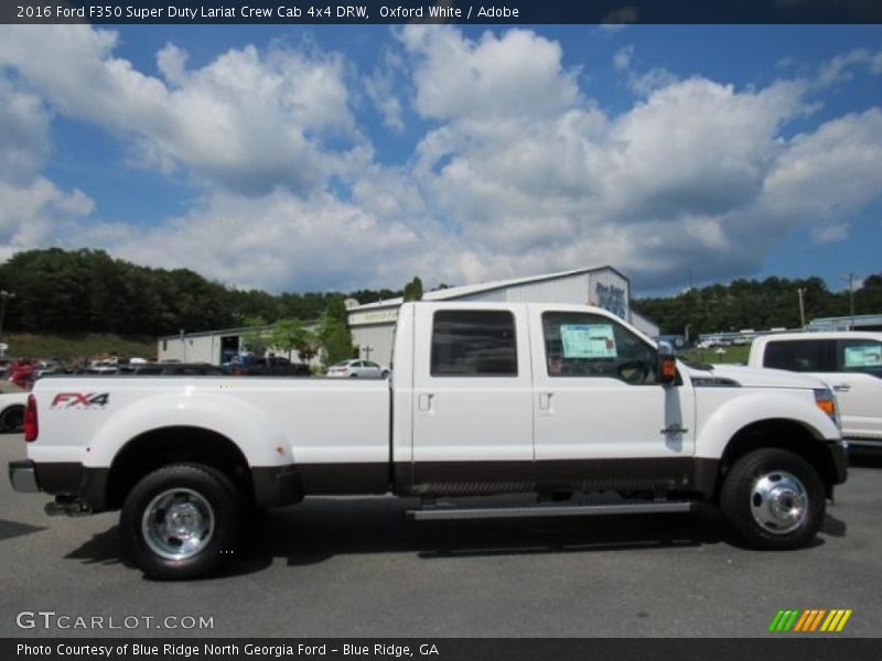 Oxford White / Adobe 2016 Ford F350 Super Duty Lariat Crew Cab 4x4 DRW