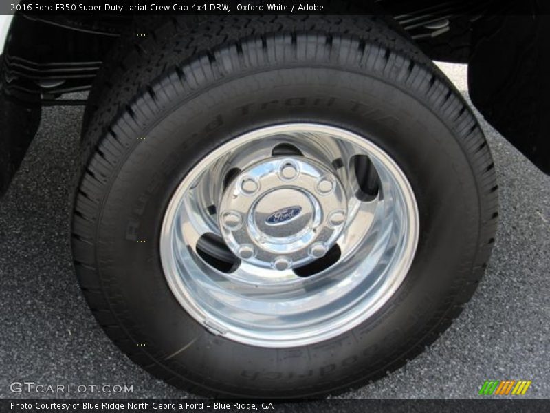 Oxford White / Adobe 2016 Ford F350 Super Duty Lariat Crew Cab 4x4 DRW