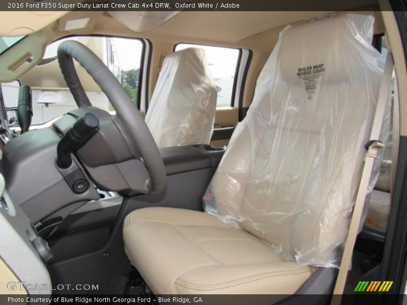 Oxford White / Adobe 2016 Ford F350 Super Duty Lariat Crew Cab 4x4 DRW