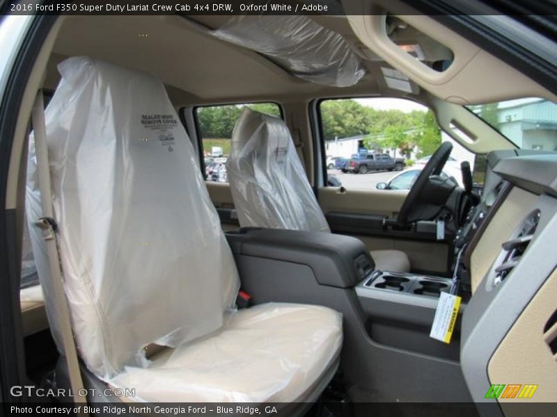 Oxford White / Adobe 2016 Ford F350 Super Duty Lariat Crew Cab 4x4 DRW