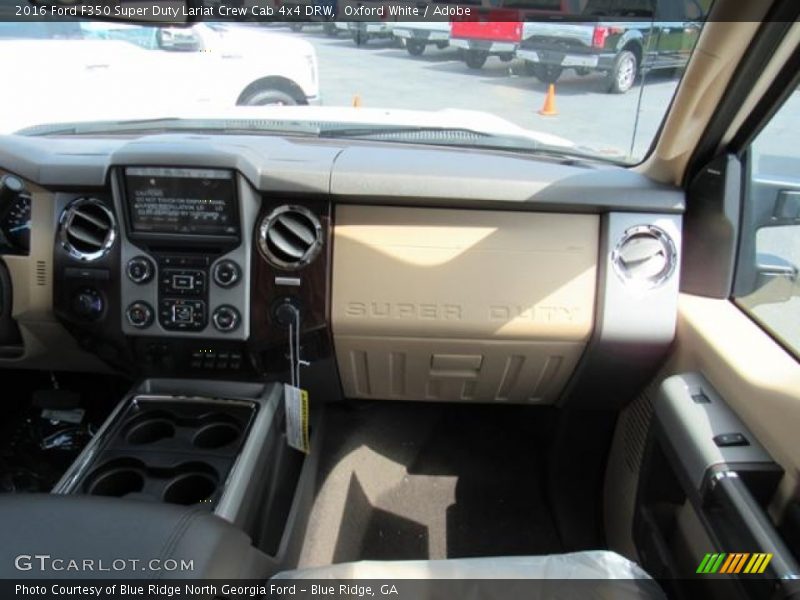 Oxford White / Adobe 2016 Ford F350 Super Duty Lariat Crew Cab 4x4 DRW