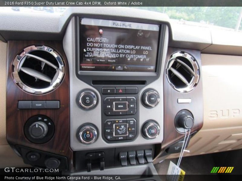 Oxford White / Adobe 2016 Ford F350 Super Duty Lariat Crew Cab 4x4 DRW