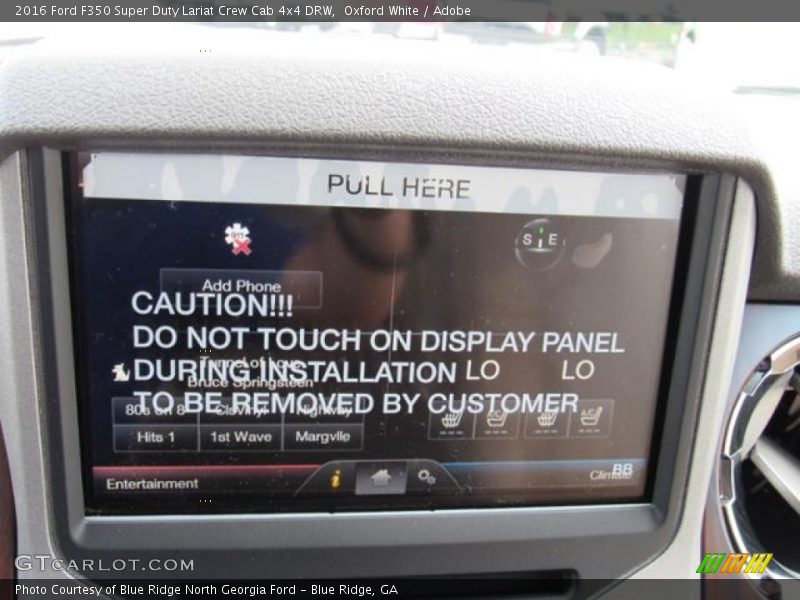 Oxford White / Adobe 2016 Ford F350 Super Duty Lariat Crew Cab 4x4 DRW