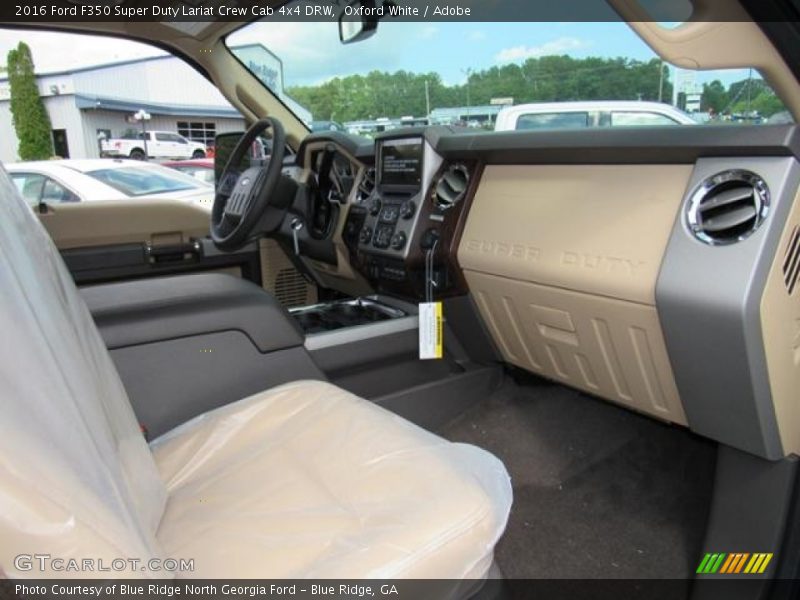 Oxford White / Adobe 2016 Ford F350 Super Duty Lariat Crew Cab 4x4 DRW