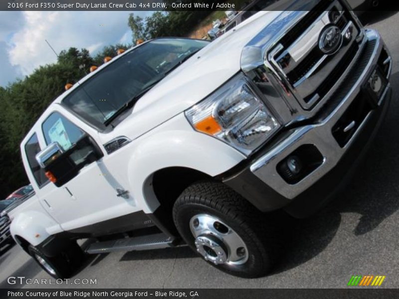 Oxford White / Adobe 2016 Ford F350 Super Duty Lariat Crew Cab 4x4 DRW