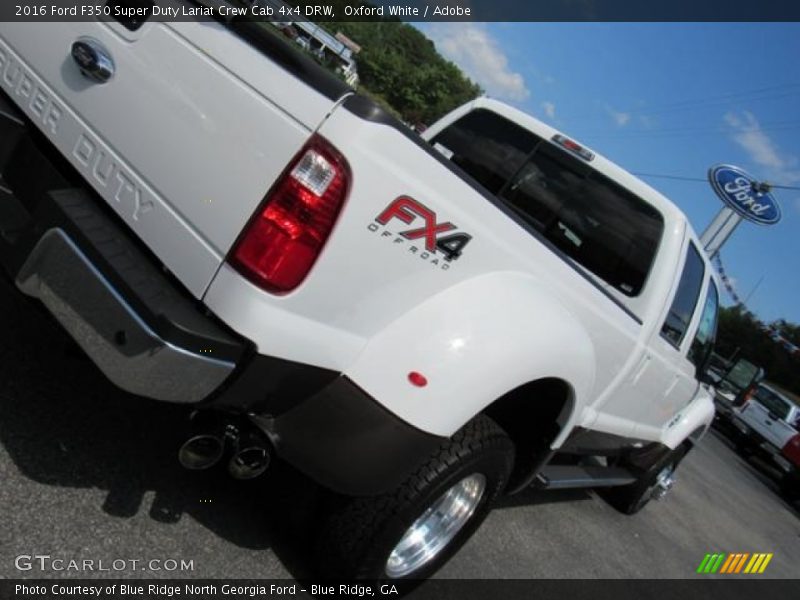 Oxford White / Adobe 2016 Ford F350 Super Duty Lariat Crew Cab 4x4 DRW