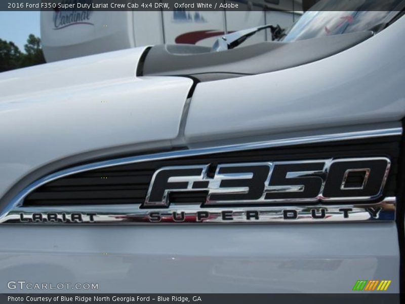 Oxford White / Adobe 2016 Ford F350 Super Duty Lariat Crew Cab 4x4 DRW