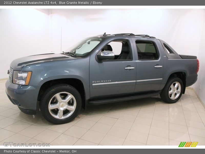 Blue Granite Metallic / Ebony 2012 Chevrolet Avalanche LTZ 4x4