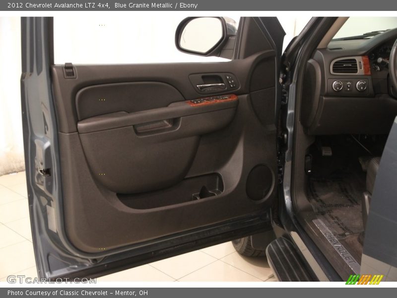 Blue Granite Metallic / Ebony 2012 Chevrolet Avalanche LTZ 4x4