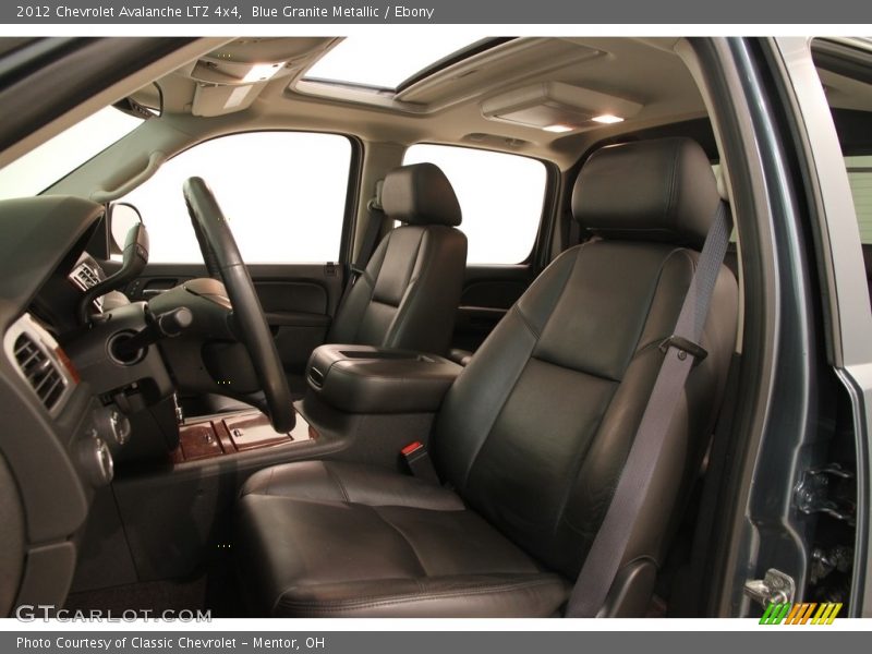 Blue Granite Metallic / Ebony 2012 Chevrolet Avalanche LTZ 4x4
