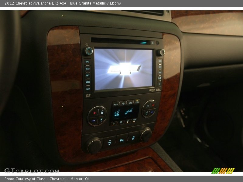Blue Granite Metallic / Ebony 2012 Chevrolet Avalanche LTZ 4x4