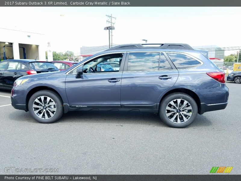 Carbide Gray Metallic / Slate Black 2017 Subaru Outback 3.6R Limited