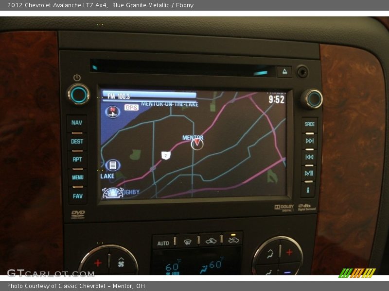 Blue Granite Metallic / Ebony 2012 Chevrolet Avalanche LTZ 4x4
