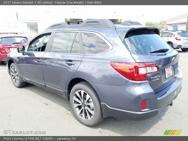 Carbide Gray Metallic / Slate Black 2017 Subaru Outback 3.6R Limited