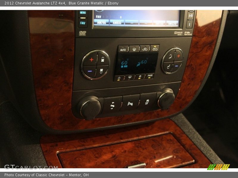 Blue Granite Metallic / Ebony 2012 Chevrolet Avalanche LTZ 4x4
