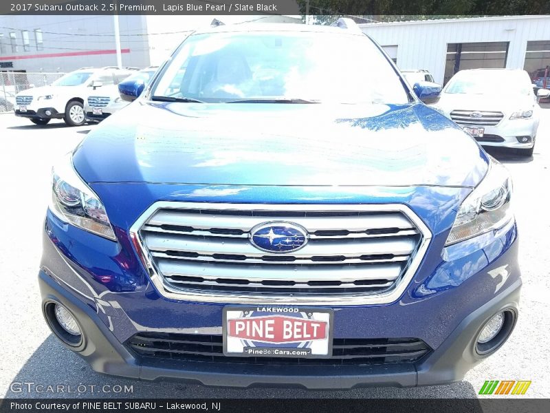 Lapis Blue Pearl / Slate Black 2017 Subaru Outback 2.5i Premium