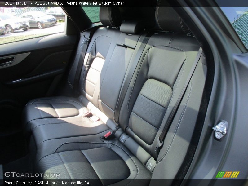 Polaris White / Jet w/Light Oyster 2017 Jaguar F-PACE 35t AWD S