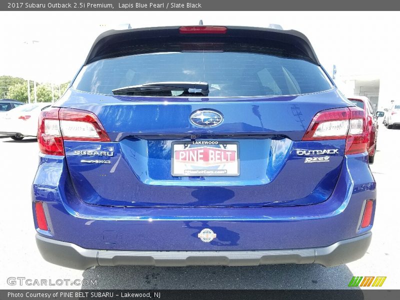 Lapis Blue Pearl / Slate Black 2017 Subaru Outback 2.5i Premium