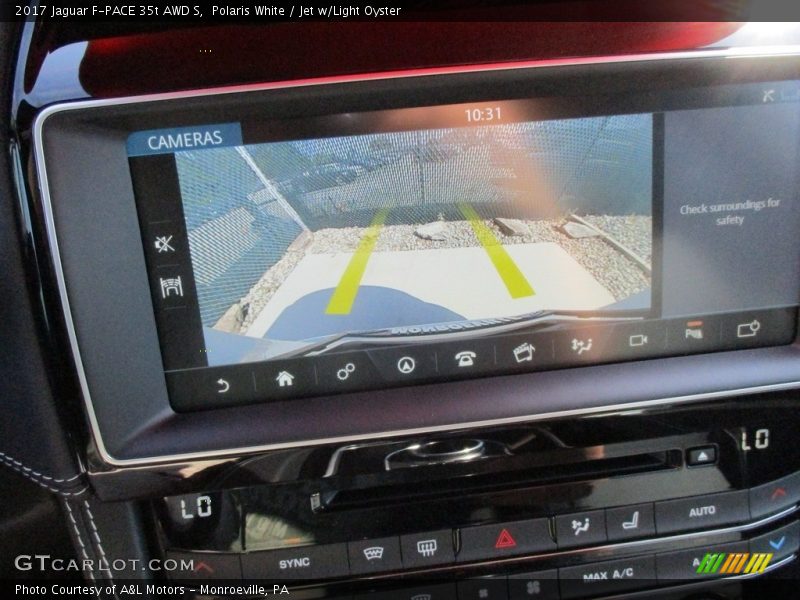 Polaris White / Jet w/Light Oyster 2017 Jaguar F-PACE 35t AWD S
