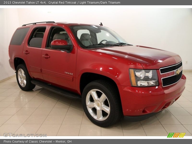 Crystal Red Tintcoat / Light Titanium/Dark Titanium 2013 Chevrolet Tahoe LT 4x4