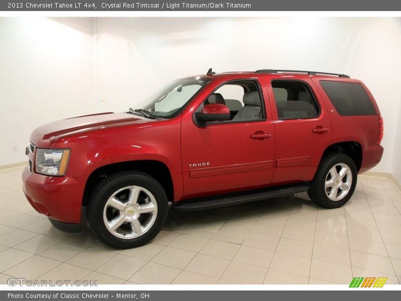 Crystal Red Tintcoat / Light Titanium/Dark Titanium 2013 Chevrolet Tahoe LT 4x4
