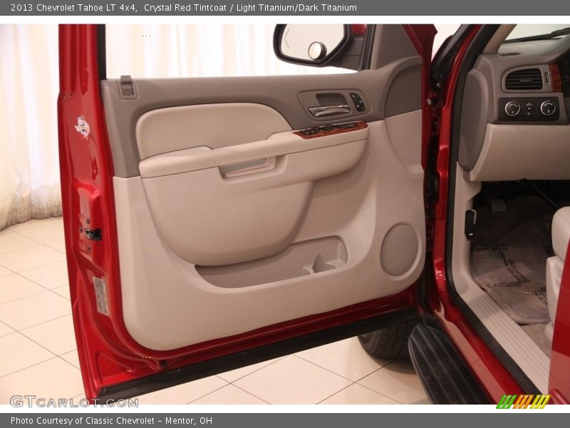Crystal Red Tintcoat / Light Titanium/Dark Titanium 2013 Chevrolet Tahoe LT 4x4