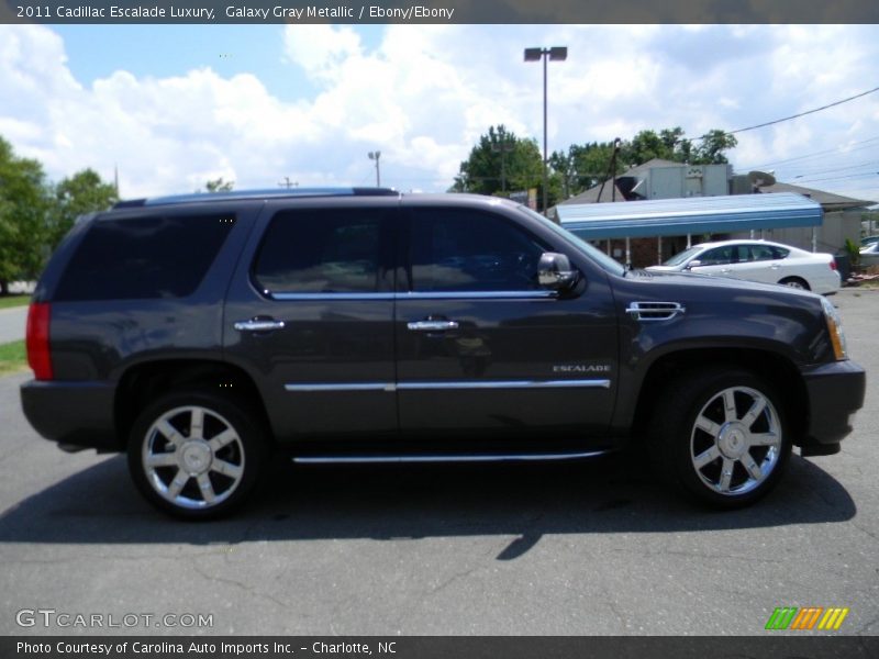 Galaxy Gray Metallic / Ebony/Ebony 2011 Cadillac Escalade Luxury