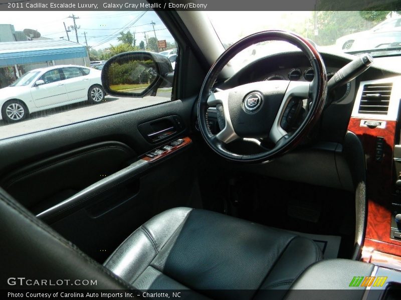 Galaxy Gray Metallic / Ebony/Ebony 2011 Cadillac Escalade Luxury