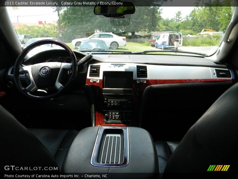 Galaxy Gray Metallic / Ebony/Ebony 2011 Cadillac Escalade Luxury