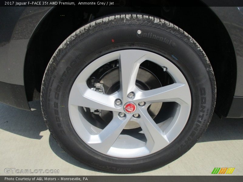 Ammonite Grey / Jet 2017 Jaguar F-PACE 35t AWD Premium