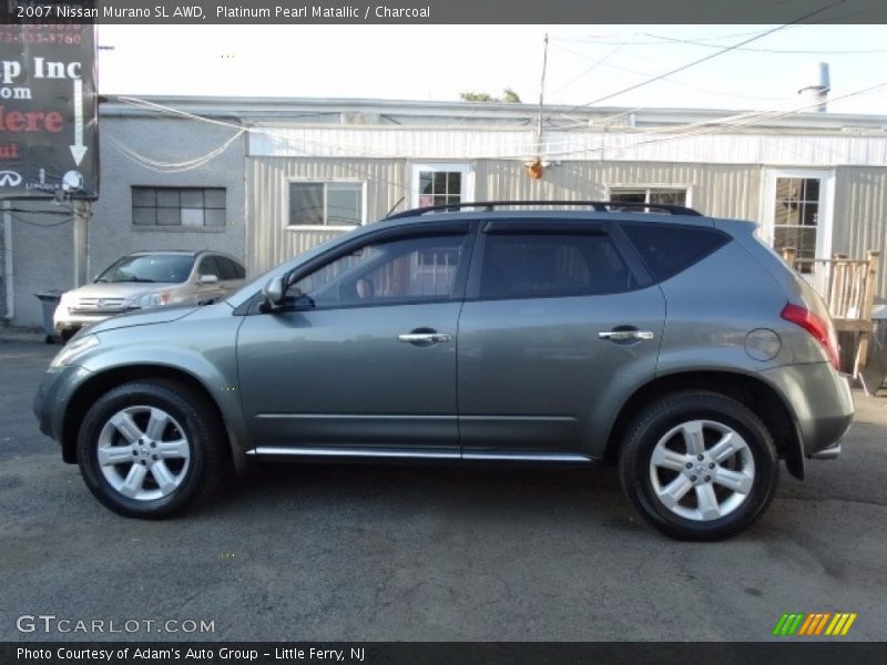 Platinum Pearl Matallic / Charcoal 2007 Nissan Murano SL AWD