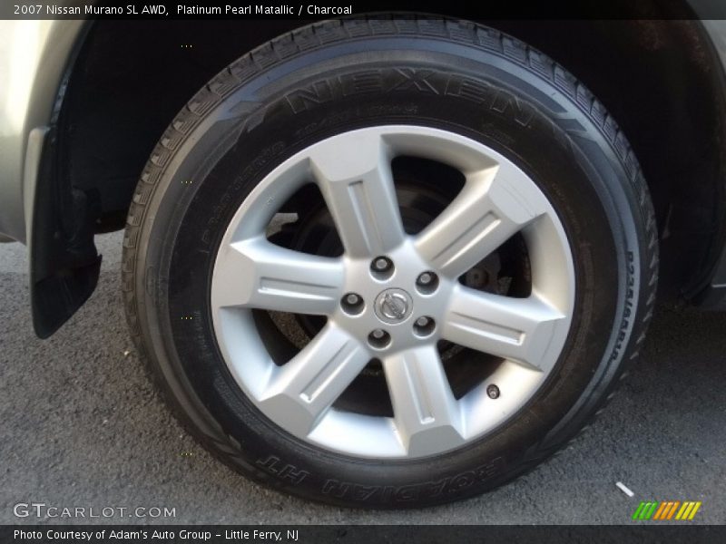Platinum Pearl Matallic / Charcoal 2007 Nissan Murano SL AWD