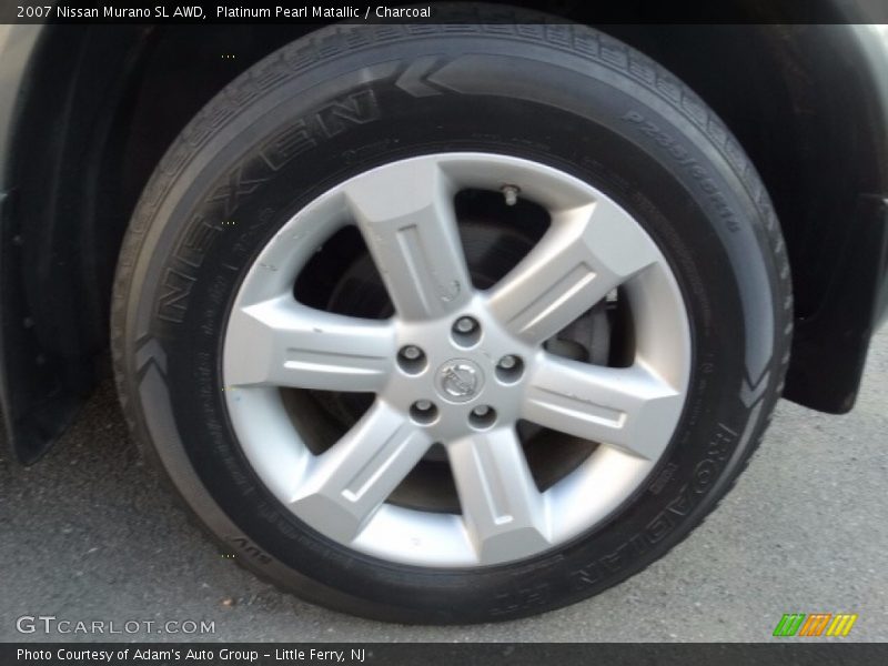 Platinum Pearl Matallic / Charcoal 2007 Nissan Murano SL AWD