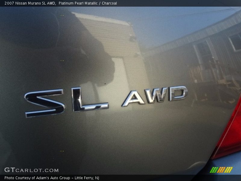 Platinum Pearl Matallic / Charcoal 2007 Nissan Murano SL AWD