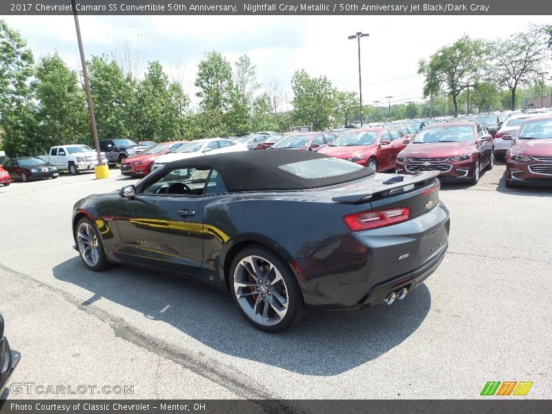 Nightfall Gray Metallic / 50th Anniversary Jet Black/Dark Gray 2017 Chevrolet Camaro SS Convertible 50th Anniversary