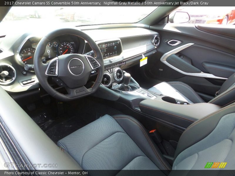 Nightfall Gray Metallic / 50th Anniversary Jet Black/Dark Gray 2017 Chevrolet Camaro SS Convertible 50th Anniversary