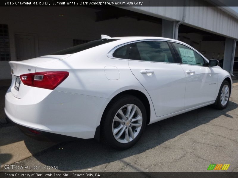 Summit White / Dark Atmosphere/Medium Ash Gray 2016 Chevrolet Malibu LT