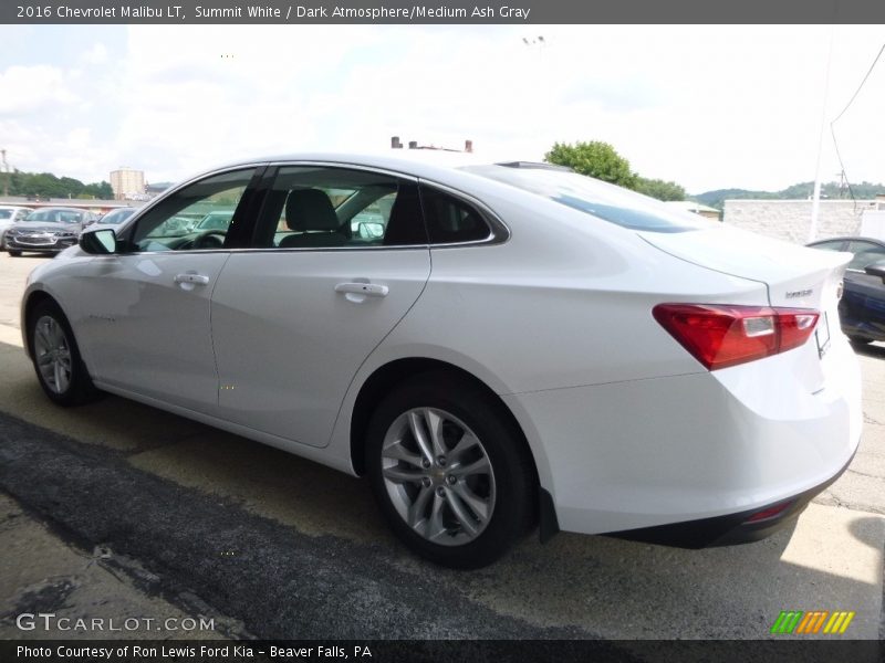 Summit White / Dark Atmosphere/Medium Ash Gray 2016 Chevrolet Malibu LT